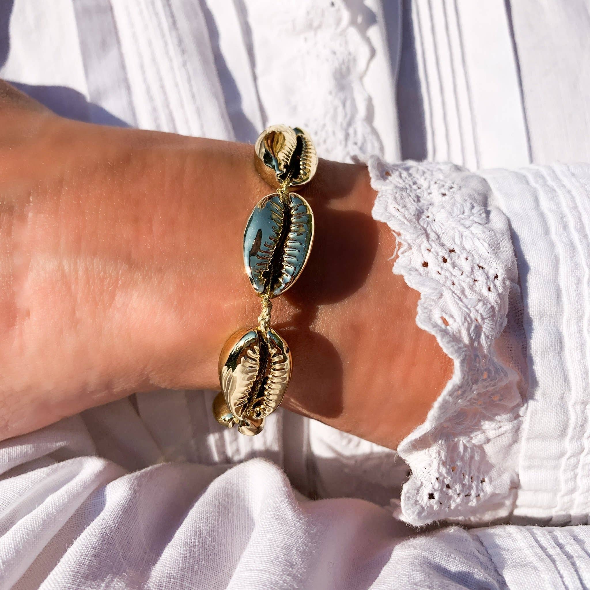 Maui gold - Shell bracelet - Trium Jewelry