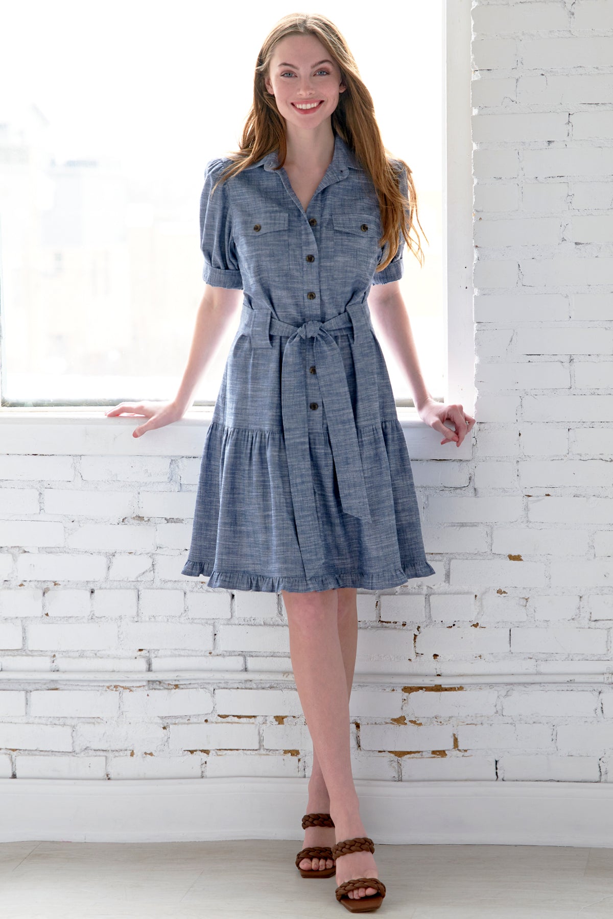 FINLEY Cutie Pie Chambray Shirtdress – Barlow and Browning