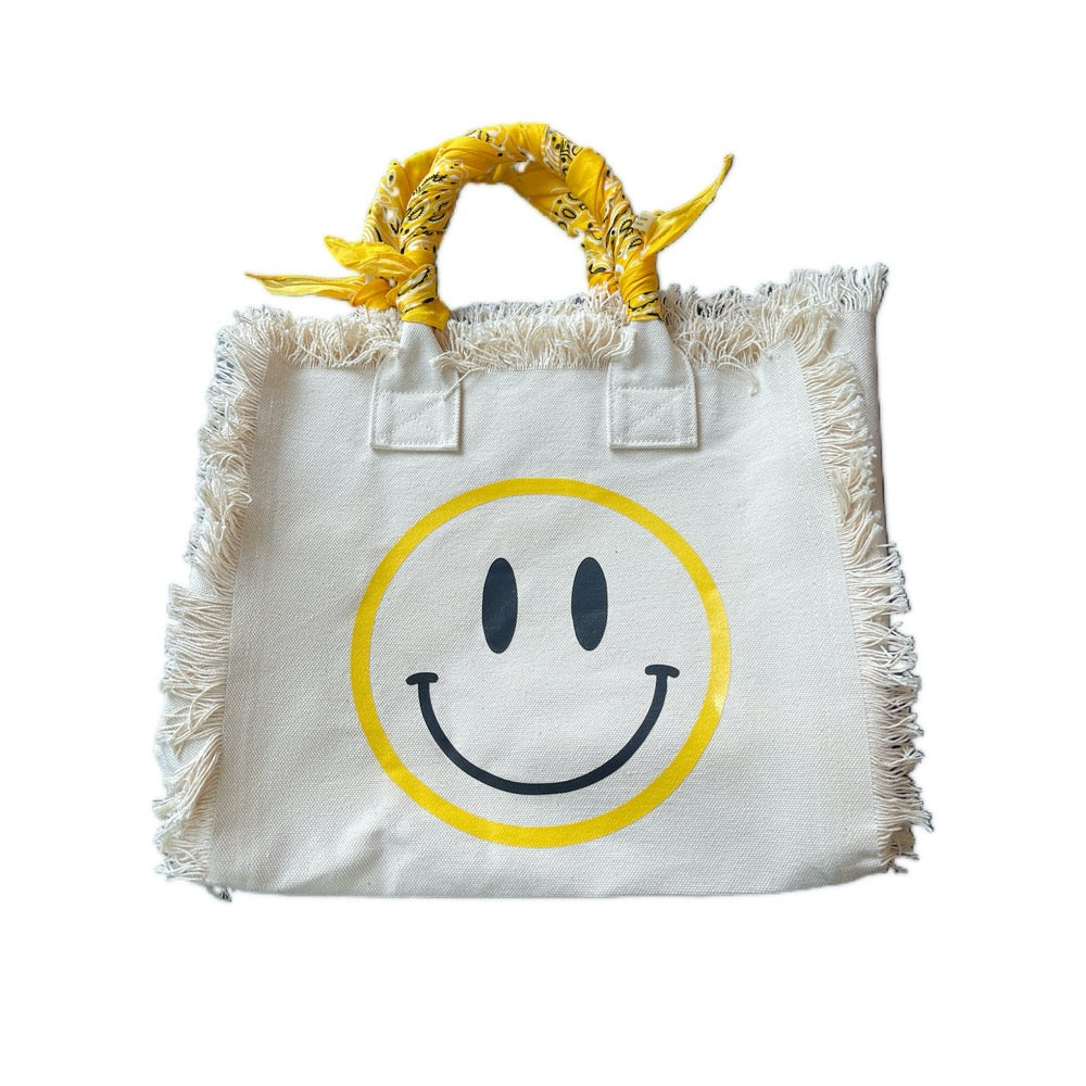 smiley face bag
